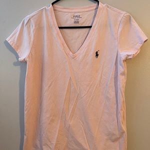Pink polo t-shirt
